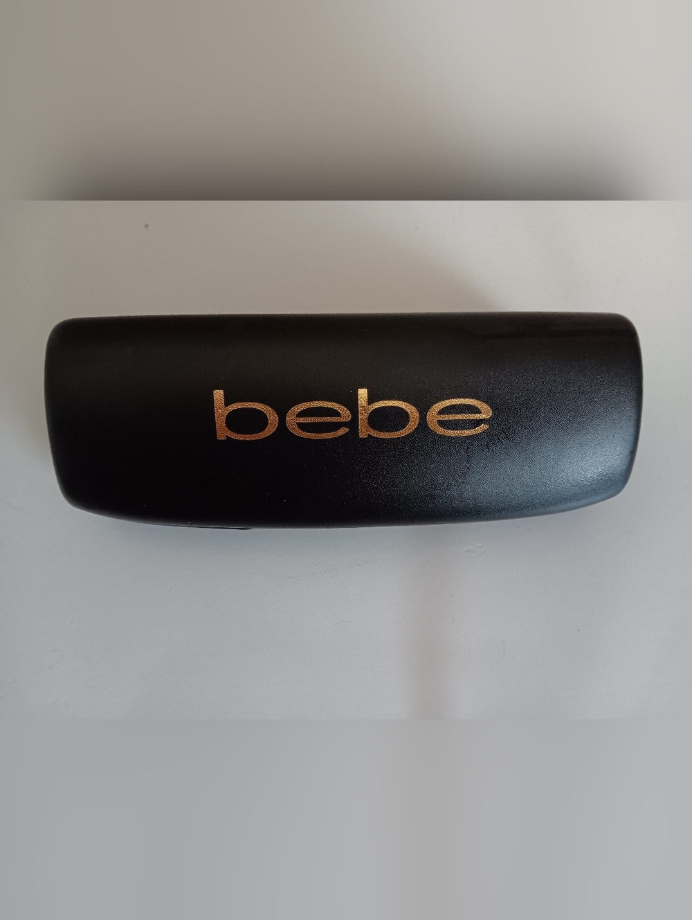 Bebe Black Case with Gold Logo